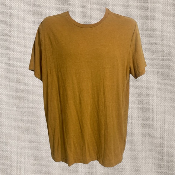 Old Navy Men Short Sleeve Perfect Fit T Shirt Tobacco Leaf Size Large Pre Owned - Picture 2 of 7